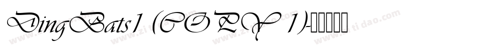 DingBats1 (COPY 1)字体转换